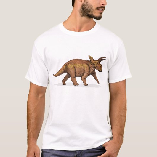 Anchiceratops - Cretaceous Dinosaur T-shirt (Voorkant)