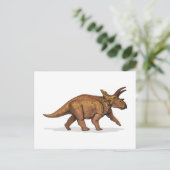 Anchiceratops Dinosaur Briefkaart (Staand voorkant)