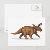 Anchiceratops Dinosaur Briefkaart (Voorkant / Achterkant)