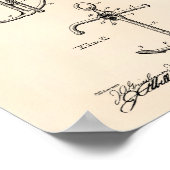 Anchor 1902-patentkunst oude poep poster (Hoek)