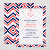 Anchor Argyle Uitnodiging (Voorkant / Achterkant)