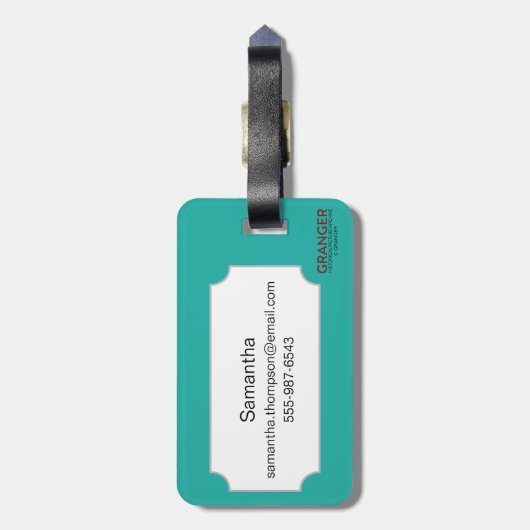 Anchor Bagagelabel (Achterkant verticaal)