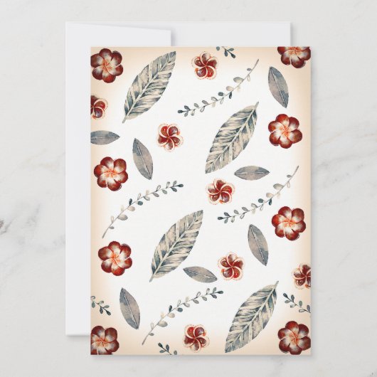 Anchor Beach Nautical Tropical Vrijgezellenfeest Kaart (Achterkant)