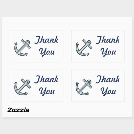 Anchor Bedankt Stickers (Vel)