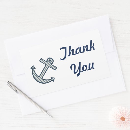 Anchor Bedankt Stickers (Envelop)
