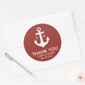 Anchor Bedankt Stickers (Envelop)
