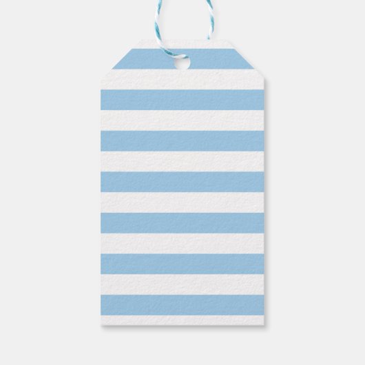 Anchor Blue Beach Nautical Florence Baby shower Cadeaulabel (Achterkant)