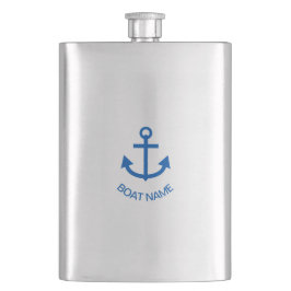 Anchor Blue Gepersonaliseerde uw bootnaam Flacon