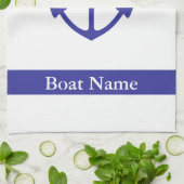 Anchor Boat Galley Towel Theedoek (Gevouwen)
