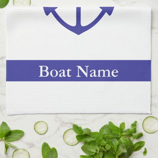 Anchor Boat Galley Towel Theedoek (Gevouwen)