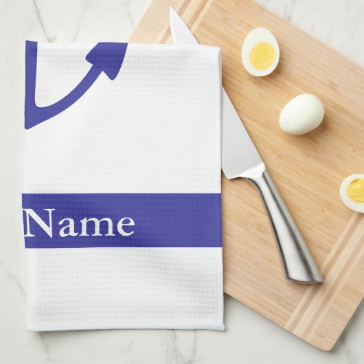 Anchor Boat Galley Towel Theedoek (Quarter Fold)