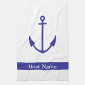 Anchor Boat Galley Towel Theedoek (Verticaal)