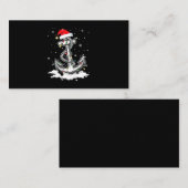Anchor Boating Sailing Kerstkerstkerstkerstkerstke Visitekaartje (Voorkant / Achterkant)