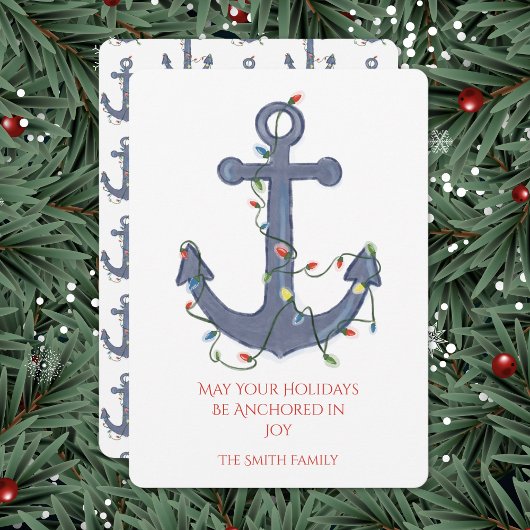 Anchor Christmas Card Kaart