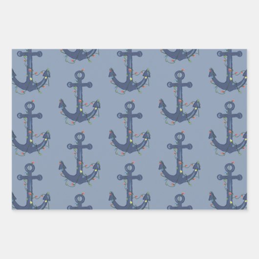 Anchor Christmas  Inpakpapier Vel (Voorkant)