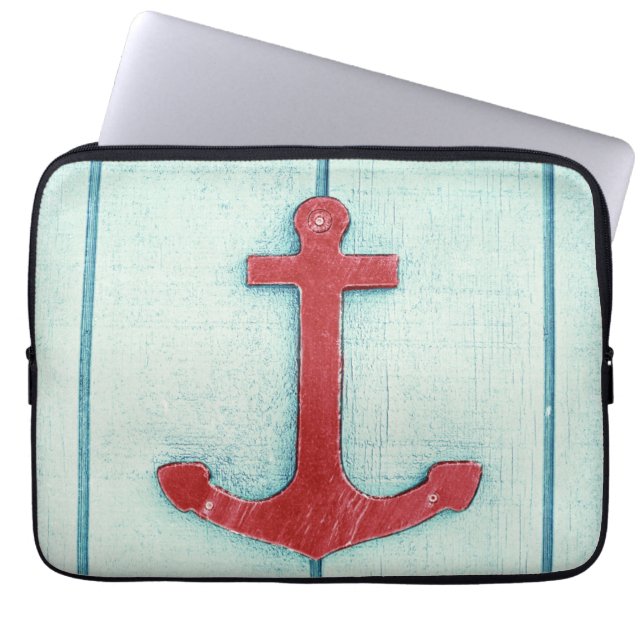Anchor Décor Laptop Sleeve (Voorkant)