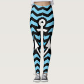 Anchor en Chevron Leggings (Voorkant)