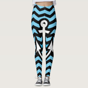 Anchor en Chevron Leggings