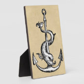 Anchor en Dolphin - Festina Lente Fotoplaat (Zijkant)