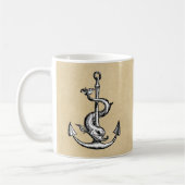 Anchor en Dolphin - Festina Lente Koffiemok (Links)