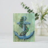 Anchor en Garland Briefkaart (Staand voorkant)