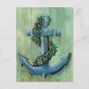 Anchor en Garland Briefkaart