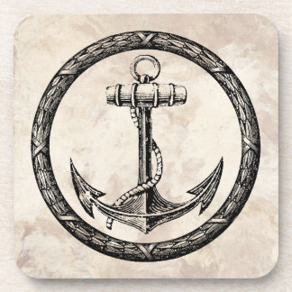 Anchor en Wreath Drankjes Onderzetter