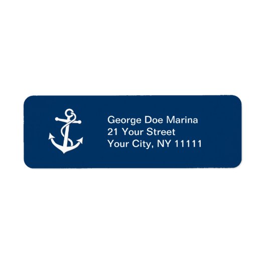 Anchor Etiket (Voorkant)