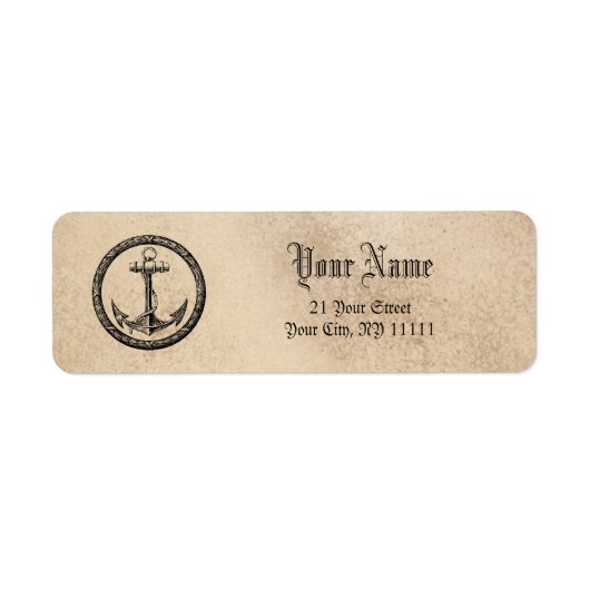 Anchor Etiket (Voorkant)