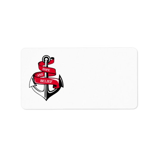 Anchor Etiket (Voorkant)