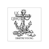 Anchor Ex Libris Library Rubberstempel (Afrduk)