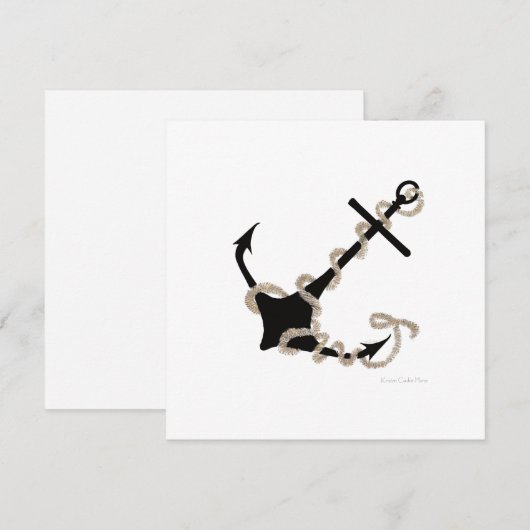 Anchor Feestdagenkaart (Voorkant / Achterkant)