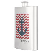 Anchor FIRST MATE nautische varen patriottisch ple Flacon (Links)