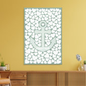 Anchor Guest Book Canvas - 150 handtekeningen (Insitu (Woonkamer))