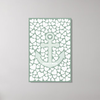 Anchor Guest Book Canvas - 150 handtekeningen
