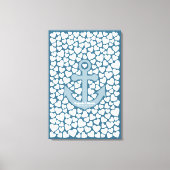 Anchor Guest Book Canvas - 200 handtekeningen Afdruk (Voorkant)
