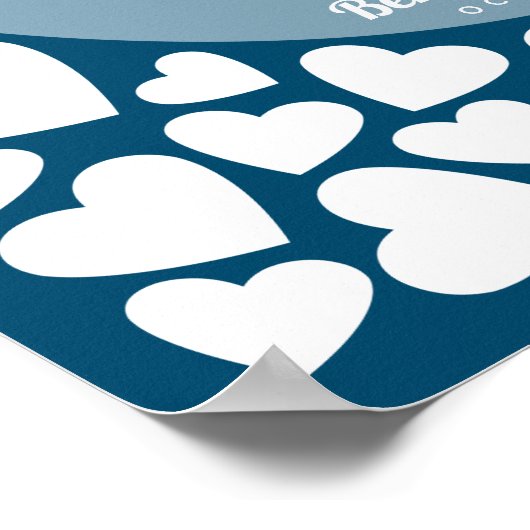 Anchor Guest Book Poster - 100 handtekeningen (Hoek)