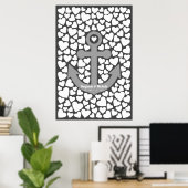 Anchor Guest Book Poster - 150 handtekeningen (Thuiskantoor)