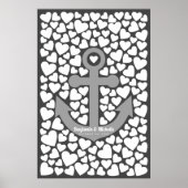 Anchor Guest Book Poster - 150 handtekeningen (Voorkant)