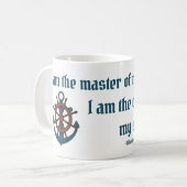 Anchor & Helm, kapitein van mijn sol Koffiemok (Voorkant links)