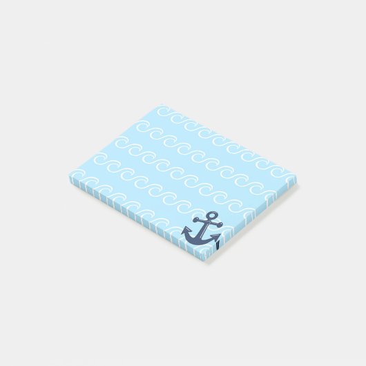 Anchor in de Waves Post-it® Notes (Schuin)