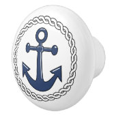 Anchor in Rope Keramische Knop (Rechts)