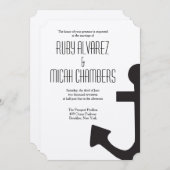 Anchor Invitation Kaart (Voorkant / Achterkant)