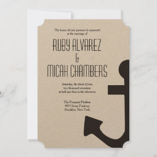 Anchor Invitation Kaart