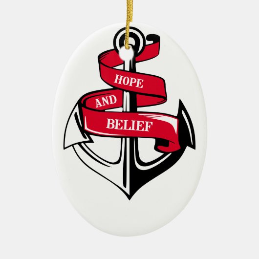 Anchor Keramisch Ornament (Voorkant)