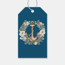 Anchor & Kerstmis Wreath | Donkere Blauwgroen Gift