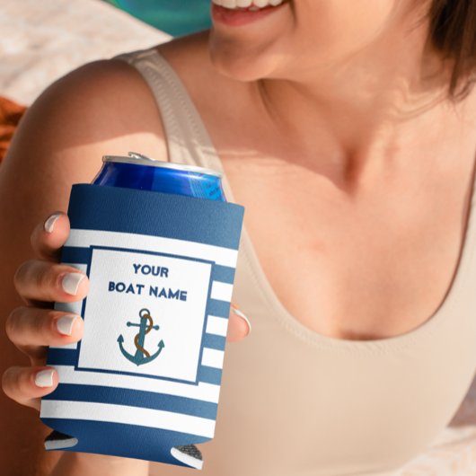 Anchor Lake Nautical Your Boat Name Blikjeskoeler
