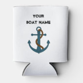 Anchor Lake Zee nautische uw bootnaam Blikjeskoeler (Voorkant)