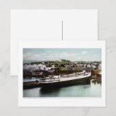 Anchor Line Dock, Marquette, Michigan 1908 Briefkaart (Voorkant / Achterkant)