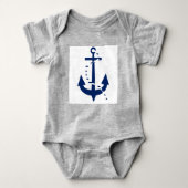 Anchor & Line Navy Romper (Voorkant)